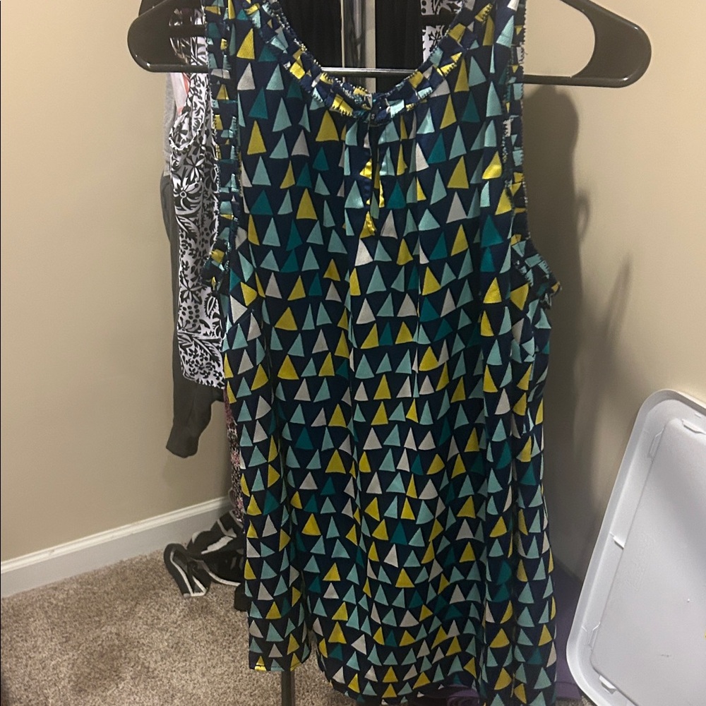 Talbots Multicolor Sleeveless Top